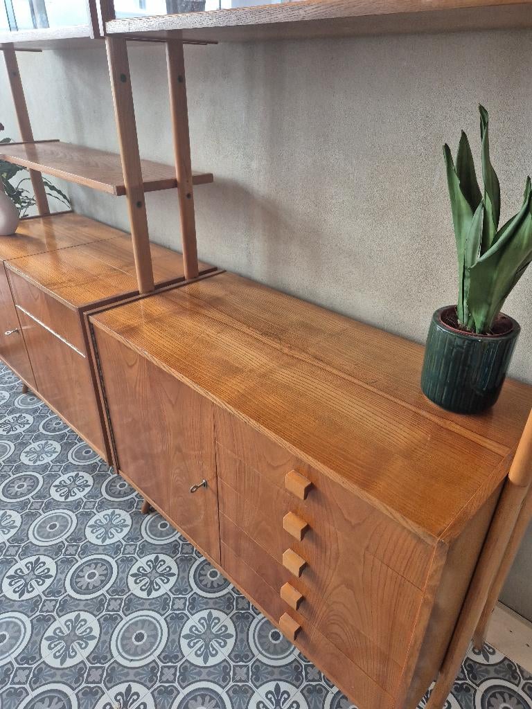 Vintage wandsysteem, Ophalen, 25 tot 50 cm, Minder dan 150 cm, Minder dan 100 cm