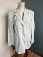Gerry weber lichtblauw viscose linnen jasje blazer 42, Blauw, Maat 42/44 (L), Ophalen of Verzenden, Zo goed als nieuw