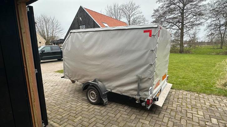 Multifunctionele afzinkbare aanhangwagen, Auto diversen, Aanhangers en Bagagewagens, Zo goed als nieuw, Ophalen