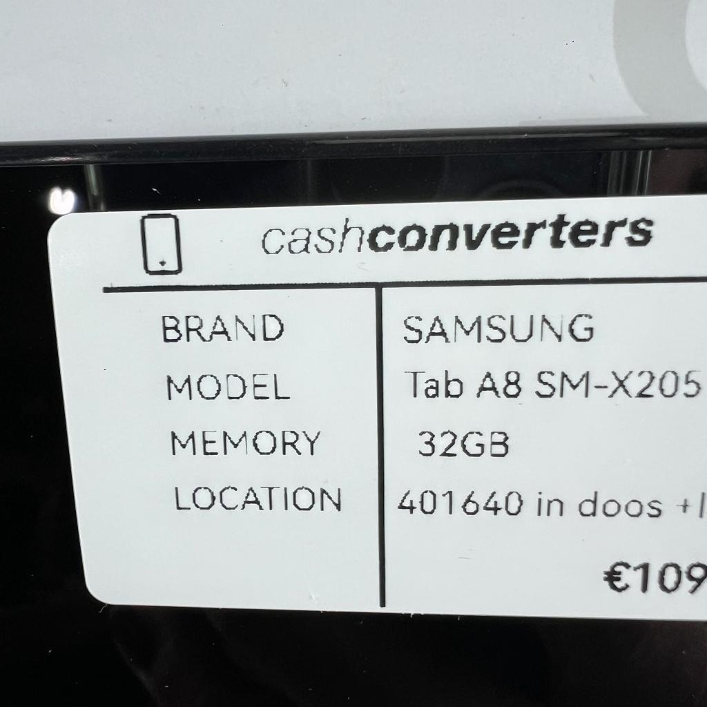 Samsung Tab A8 SM-X205 | 32GB | doos met lader | 401640, 10 inch, Gebruikt, 32 GB, SM-X205