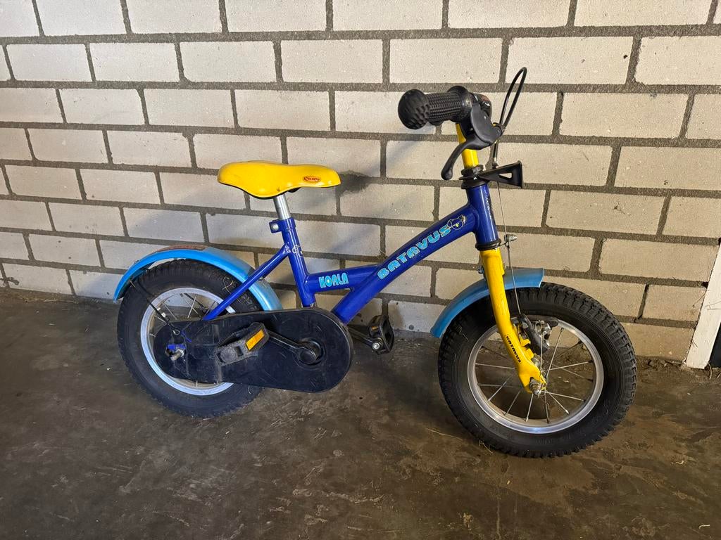 Batavus Koala 16 inch kinderfiets, Ophalen, Terugtraprem, Zijwieltjes, 16 tot 20 inch