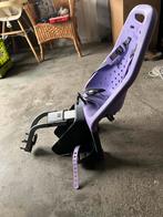 Leuk paarse kinderfietsstoeltje van Yepp, Achterzitje, Voetsteuntjes, Ophalen of Verzenden, Zo goed als nieuw
