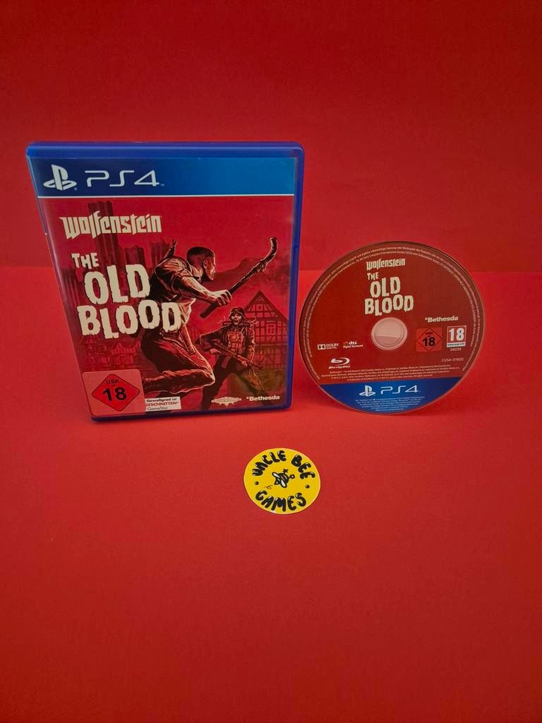 Wolfenstein The Old Blood, Spelcomputers en Games, Games | Sony PlayStation 4, Zo goed als nieuw, Shooter, 1 speler, Vanaf 18 jaar