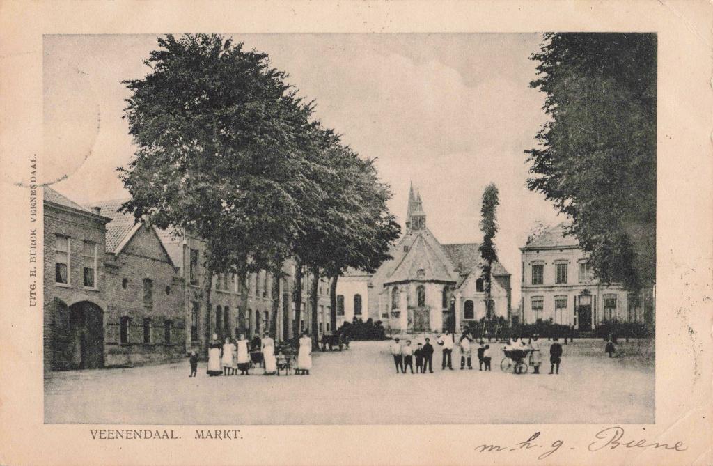 Veenendaal Markt VN2836, Ophalen, Voor 1920, Gelopen, Utrecht