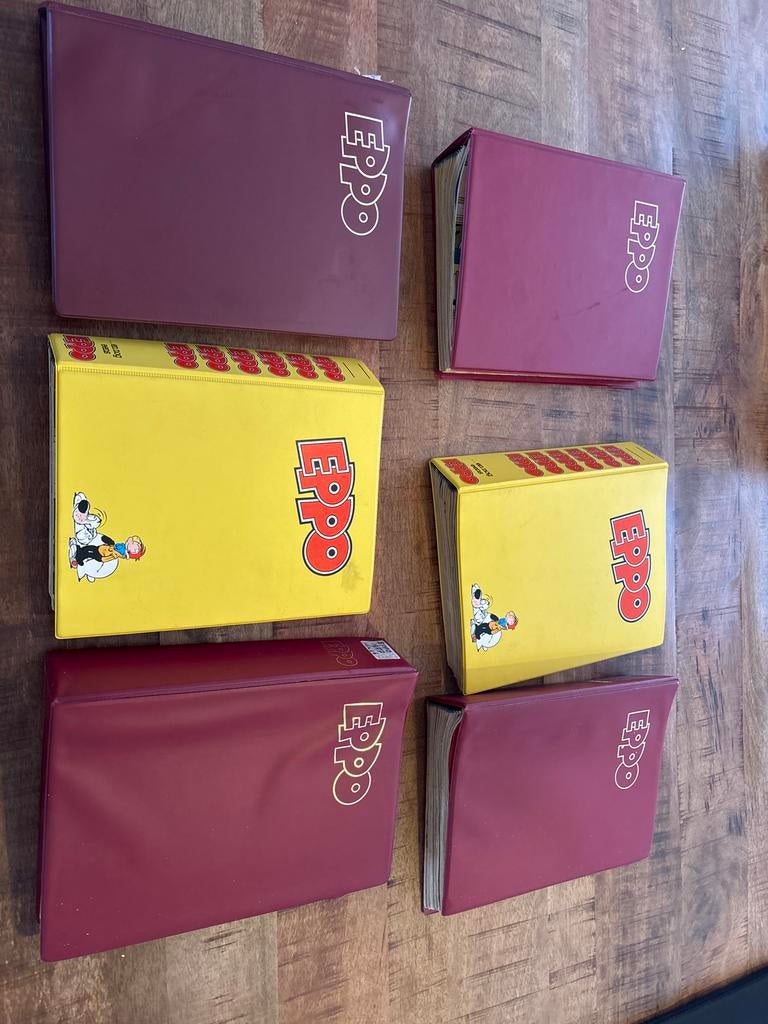 Eppo stripverzameling: gebundelde jaargangen 1977, 1978, 198, Boeken, Meerdere stripboeken, Ophalen of Verzenden, Gelezen