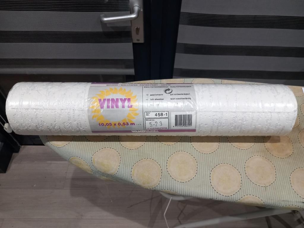 Vinyl Behang Wit - Eurolol Wandvaria, Ophalen of Verzenden, Minder dan 10 m², Wit, Modern, Neutraal