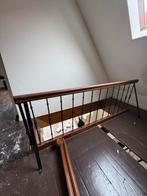 Oude Amsterdamse trapleuning met smeedse  balusters, Antiek en Kunst, Ophalen of Verzenden