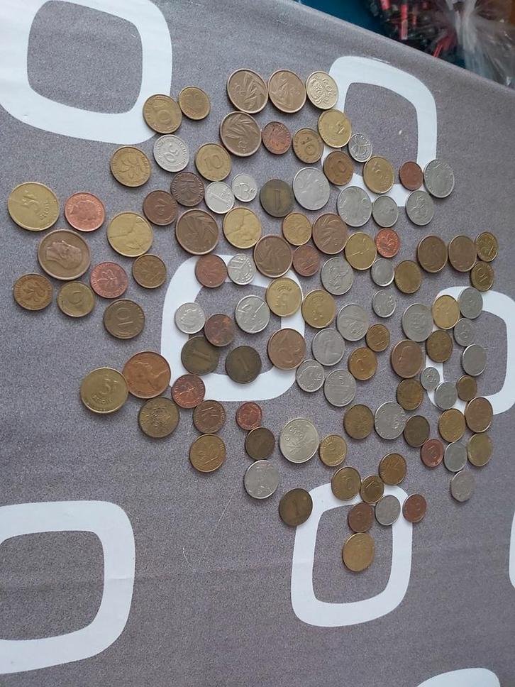 Oude Buitelandse Geld Munten. Vanaf Jaargetal. 1950., Postzegels en Munten, Munten en Bankbiljetten | Verzamelingen, Munten, Buitenland