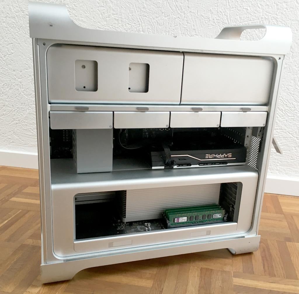 MacPro 5,1 met 4xHD en extra onderdelen, Ophalen, Gebruikt, 2 tot 3 Ghz, HDD