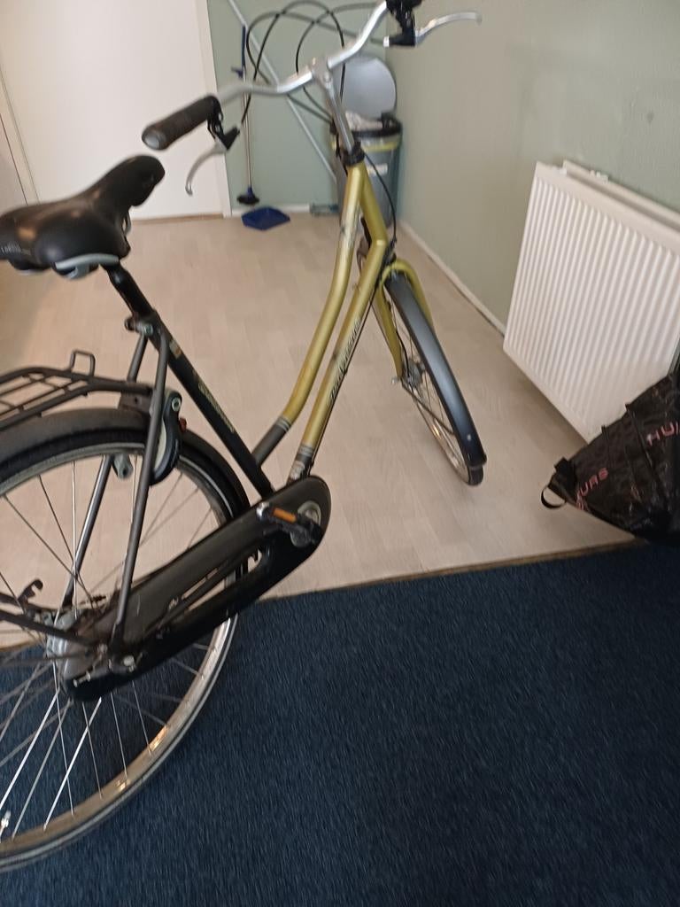 Batavus damesfiets, goudkleurig, 28 inch, Fietsen en Brommers, Fietsen | Dames | Damesfietsen, Velgrem, Versnellingen, Batavus