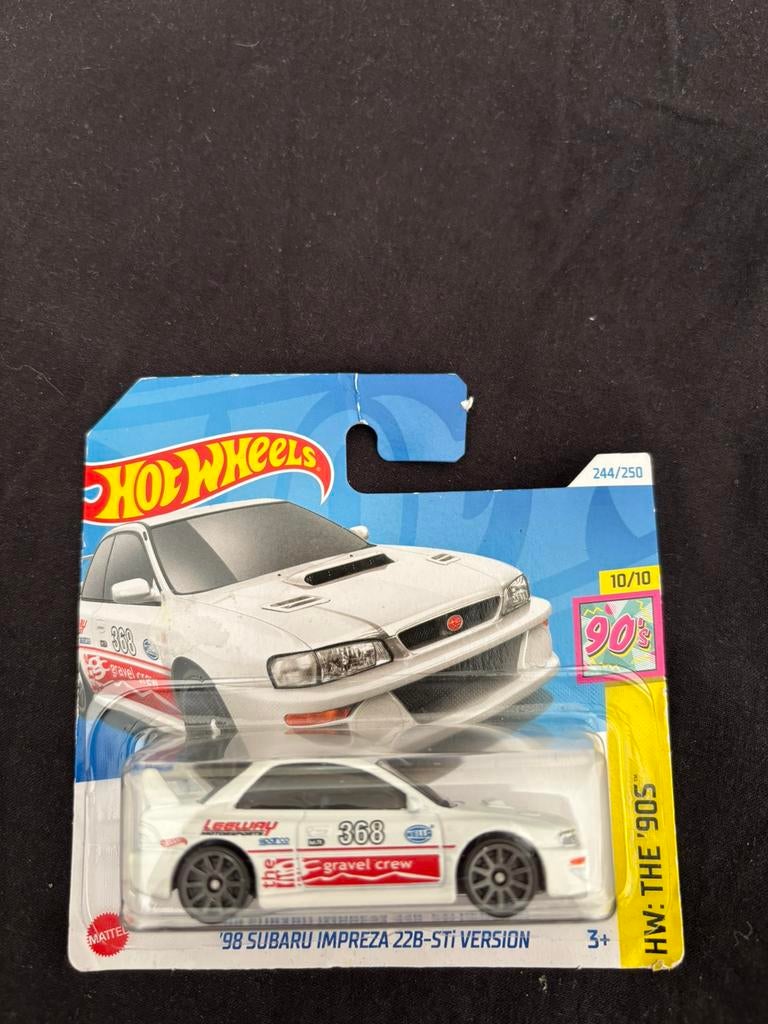 Subaru impreza wit hotwheels, Ophalen of Verzenden, Nieuw, Auto