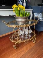 Italiaanse Koperen Serveerwagen, Ophalen of Verzenden