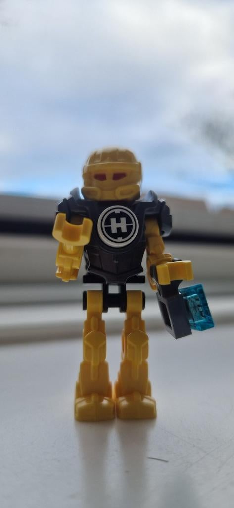 LEGO Evo Mini Yellow Armor Hero Factory Bionicle Minifigure, Ophalen of Verzenden, Zo goed als nieuw, Complete set