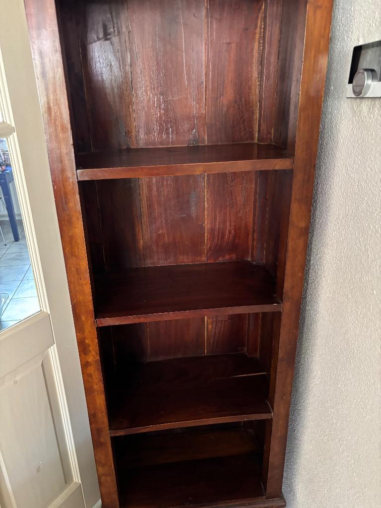 Boekenkast, Ophalen, Met plank(en), Teakhout, 50 tot 100 cm