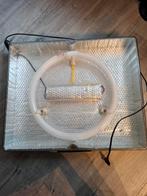 Lichtbak compleet met ronde TL lamp 40W Vintage, 30 tot 60 watt, Gebruikt, Overige typen, Bipin of Steekvoet
