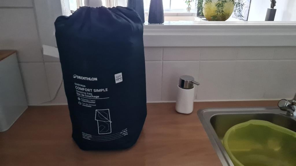 Slaapzak Decathlon 1 pers blauw, Ophalen, Zo goed als nieuw