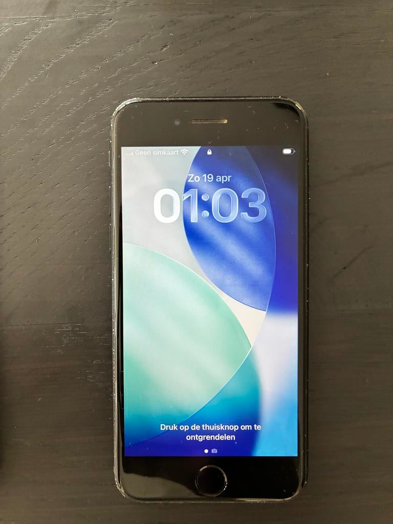 iPhone SE 2020 - Zwart, Telecommunicatie, Mobiele telefoons | Apple iPhone, Gebruikt, Zwart, Ophalen of Verzenden, 64 GB
