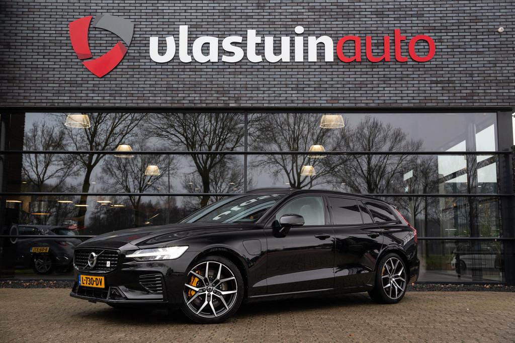 Volvo V60 2.0 T8 AWD Polestar Engineered NL-Auto, Panoramada, Auto's, Automaat, Gebruikt, Euro 6, Zwart