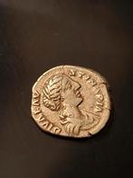 Oude Romeinse zilveren Denarius Munt Faustina Jr (128-175) A, Ophalen of Verzenden
