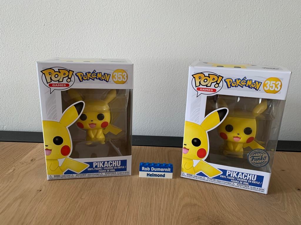 Funko pop!; Pokémon, Pikachu (353) normal & special edition, Ophalen of Verzenden, Zo goed als nieuw