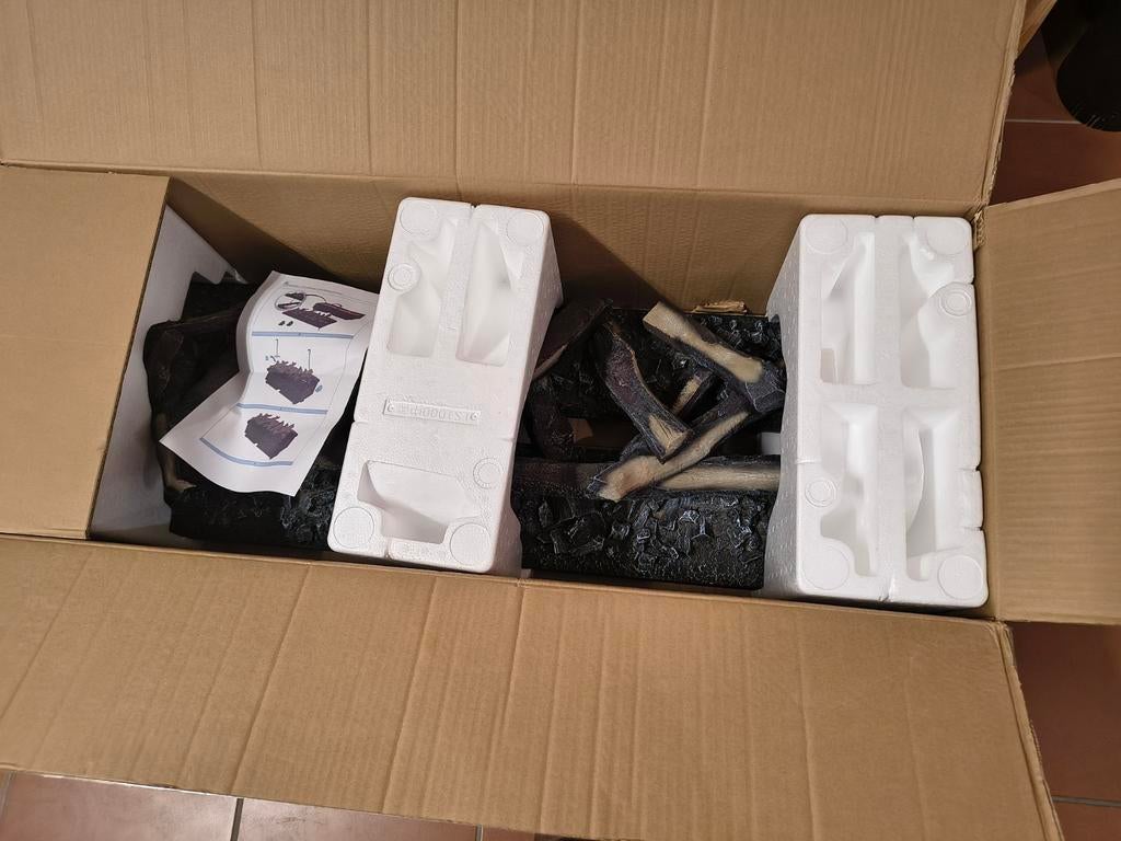 Showmodel Faber E-Box elektrische waterdamp haard kachel, Huis en Inrichting, Ophalen of Verzenden, Zo goed als nieuw, Inbouwhaard