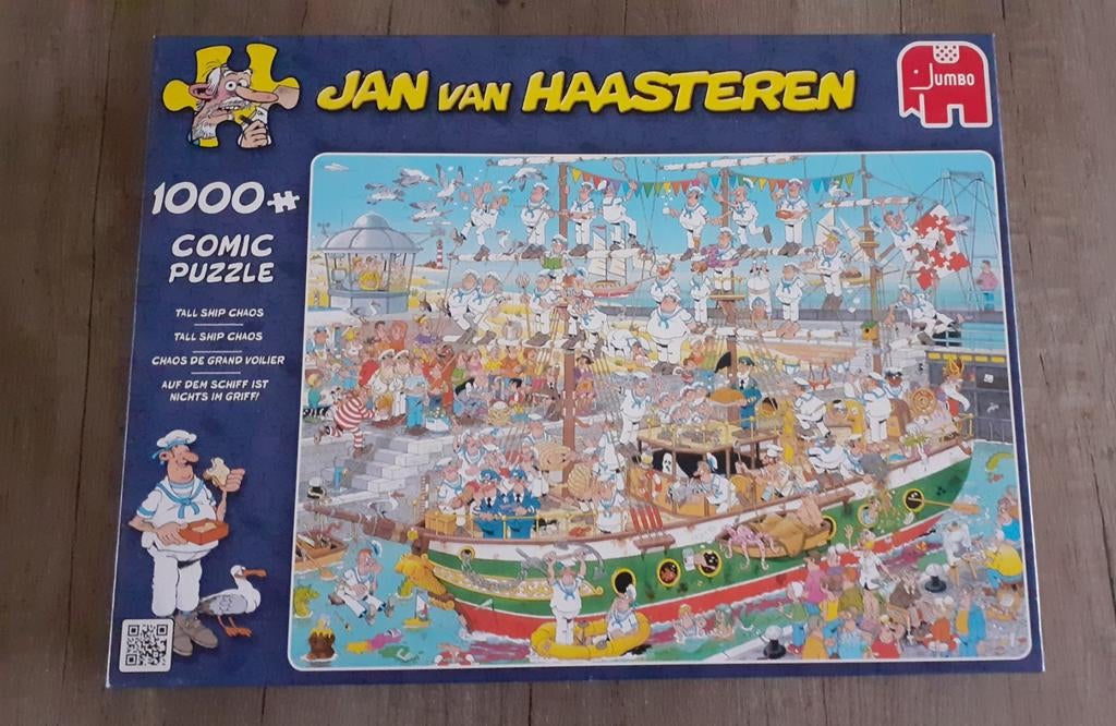 Jan van Haasteren - Tall ship chaos, Ophalen, 500 t/m 1500 stukjes, Zo goed als nieuw