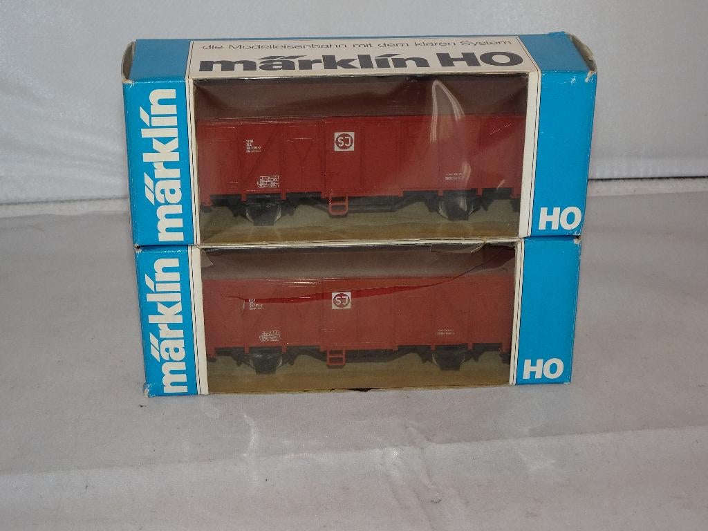 Marklin SJ gesloten goederenwagon 4408 nieuw in OVP (#948), Wisselstroom, Ophalen of Verzenden, Märklin, Nieuw