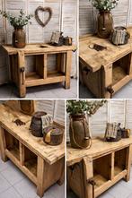 Schitterende werkbank met rechte poten, Huis en Inrichting, Ophalen, 100 tot 150 cm, Zo goed als nieuw, 25 tot 50 cm