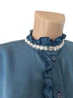 Fabienne Chapot blouse S, Blauw, Ophalen of Verzenden, Zo goed als nieuw