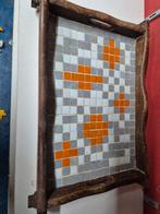 Houten dienbladen mozaïek, Ophalen, Rechthoekig, Hout