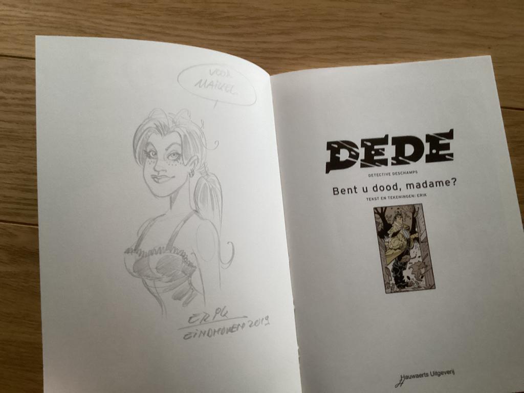 Erik (Frank Weissmüller) - Dede (nieuwstaat, met dedicace), Eén stripboek, Ophalen of Verzenden, Zo goed als nieuw