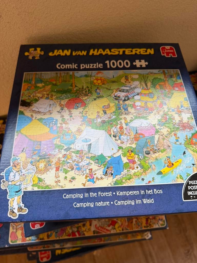 17x jan van haasteren 1000 stukjes, Hobby en Vrije tijd, Denksport en Puzzels, Ophalen of Verzenden, 500 t/m 1500 stukjes, Zo goed als nieuw