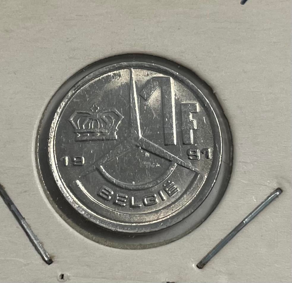 1 franc België 1991, Ophalen of Verzenden