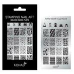 Konad Square stempel sjablonen plaat 08 ' Dieren '., Ophalen of Verzenden