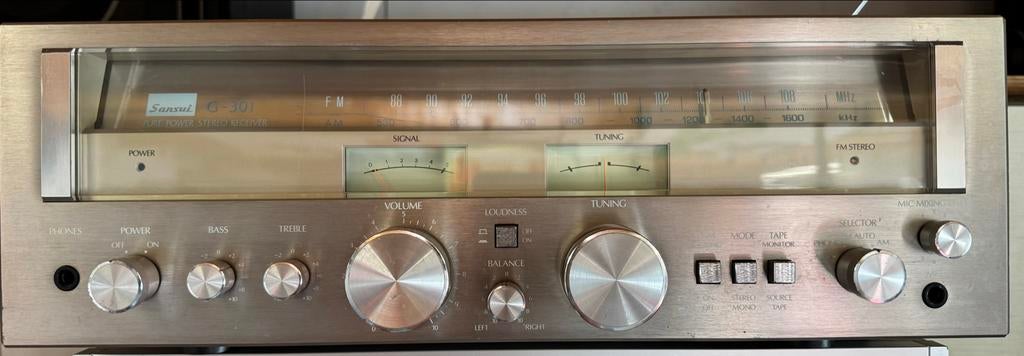 Vintage Sansui G-301/3000 receiver, Overige merken, Gebruikt, Ophalen of Verzenden, Minder dan 60 watt
