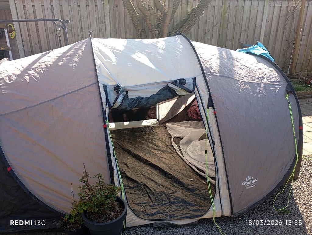 Obelink pop-up tent 4-6 persoons, Ophalen of Verzenden