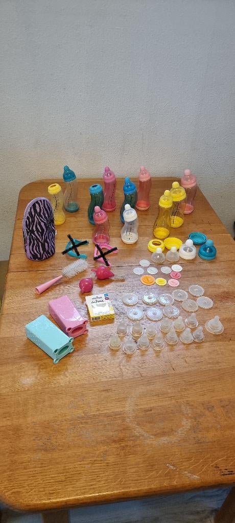 Difrax flessen set. Mag ook apart van elkaar weg, Ophalen of Verzenden, Zo goed als nieuw, Overige typen