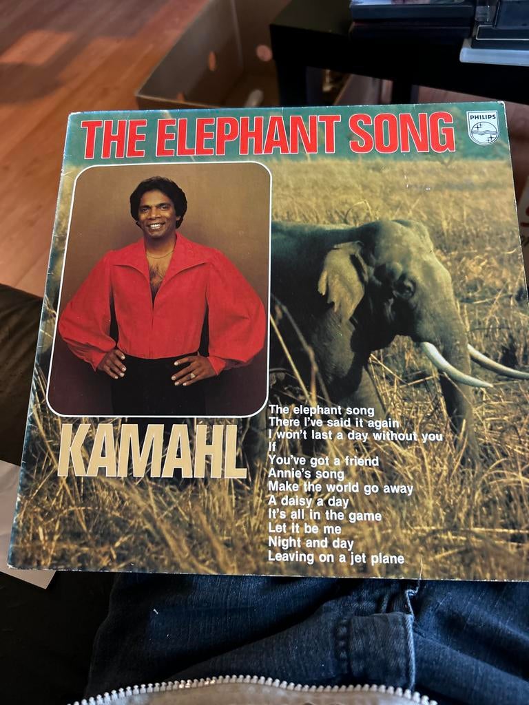 Kamahl - The Elephant Song LP (Philips, 1975), Ophalen of Verzenden, 1970 - 1979, Gebruikt, 12 inch