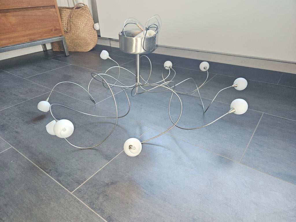 Plafondlamp met meerdere lichtpunten, Ophalen