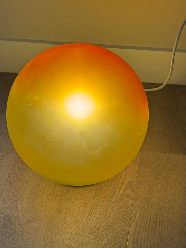 Vintage tafellamp bol Mars tafellamp | Space Age, Vintage, Zo goed als nieuw, Minder dan 50 cm, Vintage