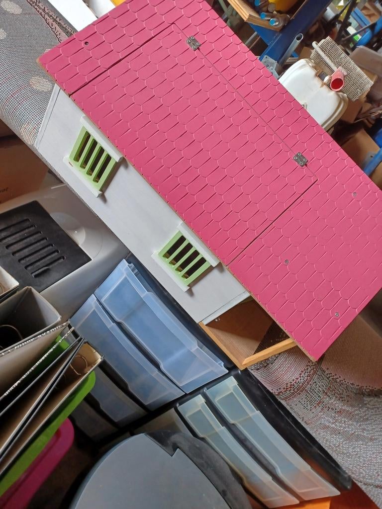 Paardenstal hout, Kinderen en Baby's, Speelgoed | Poppenhuizen, Ophalen, Gebruikt, Poppenhuis