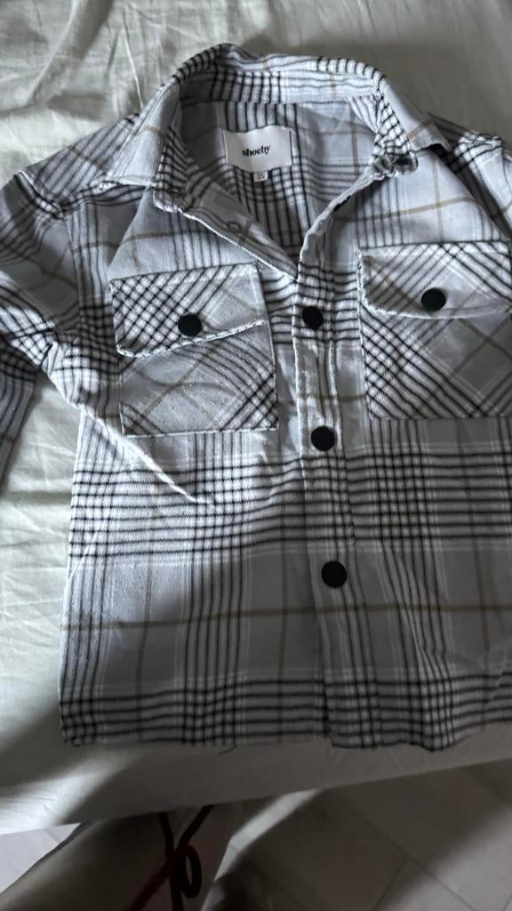 Shoeby geruit overhemd maat 98/104, Kinderen en Baby's, Kinderkleding | Maat 104, Ophalen of Verzenden, Zo goed als nieuw, Jongen of Meisje