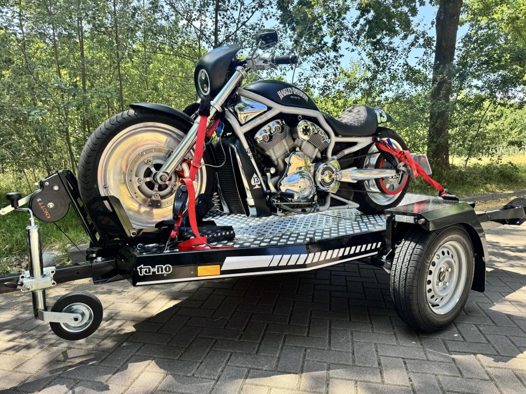 Afzinkbare Verlaagbare Opvouwbare Motortrailer 1/2 motoren, Auto diversen, Aanhangers en Bagagewagens, Niet ingevuld, Nieuw, Niet ingevuld