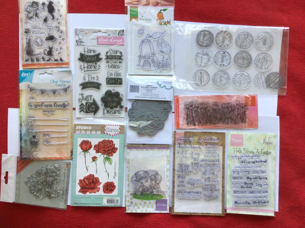Stempels heleboel mooie merken, Hobby en Vrije tijd, Stempelen, Ophalen of Verzenden, Zo goed als nieuw, Clearstamp