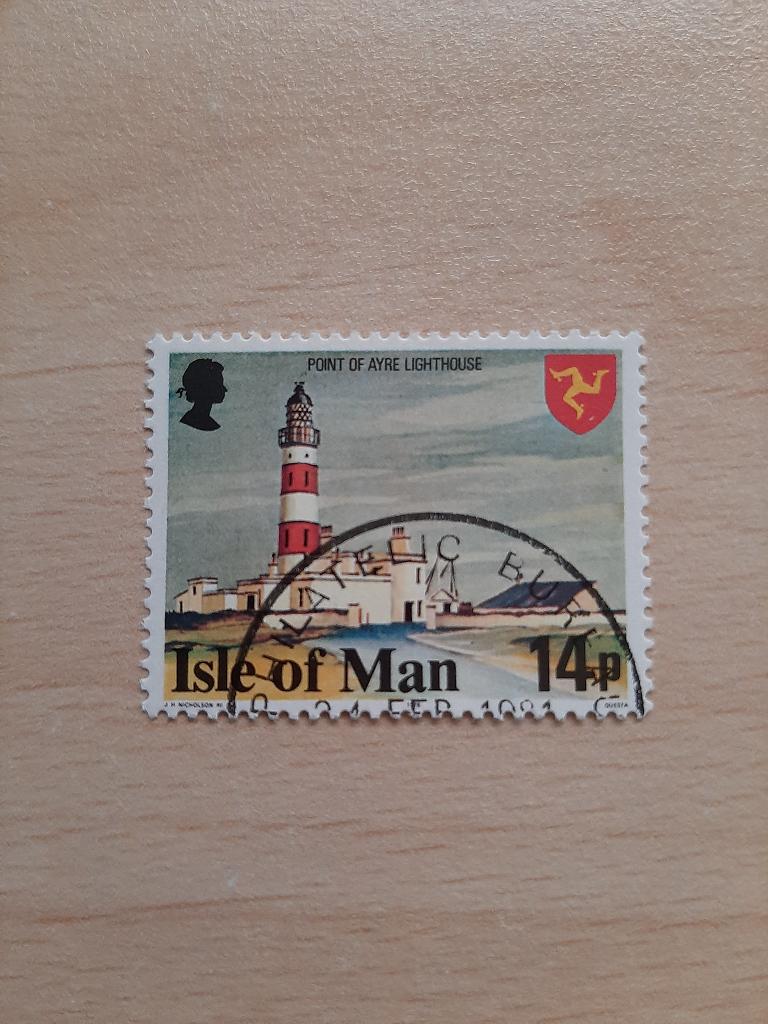 Isle of Man, vuurtoren, Verzenden, Overige landen, Gestempeld