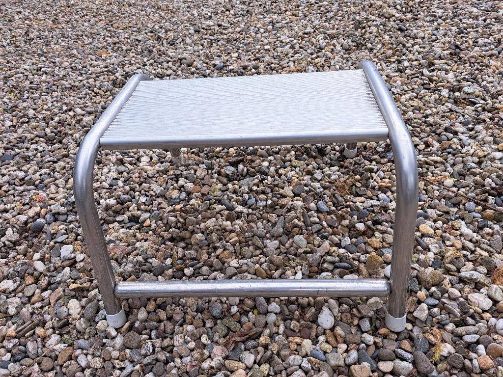 Opstapje caravan, Ophalen, Gebruikt