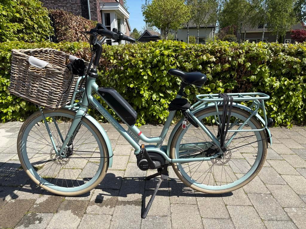Batavus E-Quip elektrische fiets - Mintgroen, 55 tot 59 cm, Ophalen of Verzenden, Gebruikt, Batavus