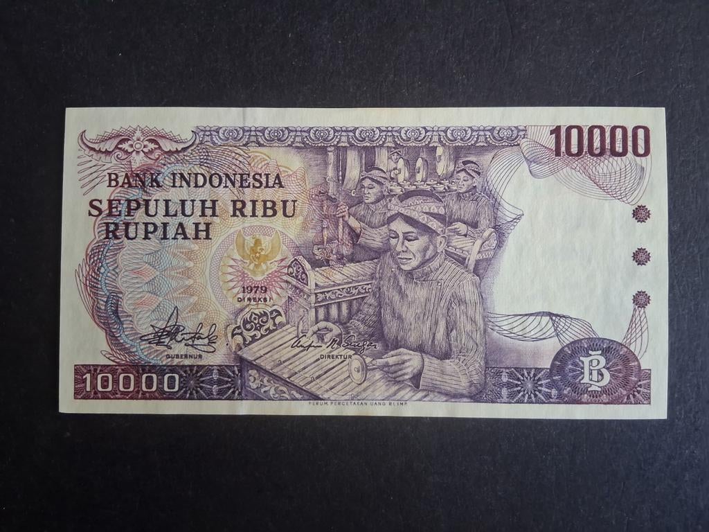 10.000 rupiah Indonesië unc 1979, Ophalen of Verzenden, Zuidoost-Azië, Los biljet