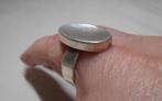 Zilveren verstelbare modernist Franz Schreurle ring nr.2295, Gebruikt, Verzenden, 17 tot 18, Dame