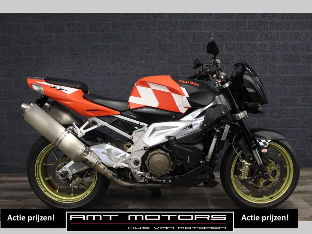 APRILIA TUONO 1000R (bj 2006) V2 1000 RR MAT ORANJE/ZWART, 2 cilinders, Motorrijbewijs A, Bedrijf, Onbekend